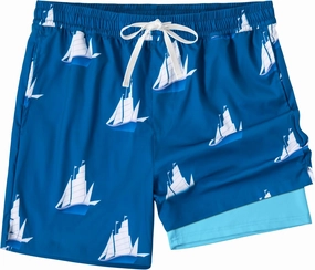 Men's Swim TrunksMesh Lining Quick Dry with Pockets Beach Shorts Hawaiian