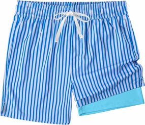 Men's Swim TrunksMesh Lining Quick Dry with Pockets Beach Shorts Hawaiian