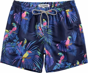 Mens Swim Trunks 5 Inch Swimming Shorts with Mesh Lining Quick Dry Bathing Suits for Men Swimwear
