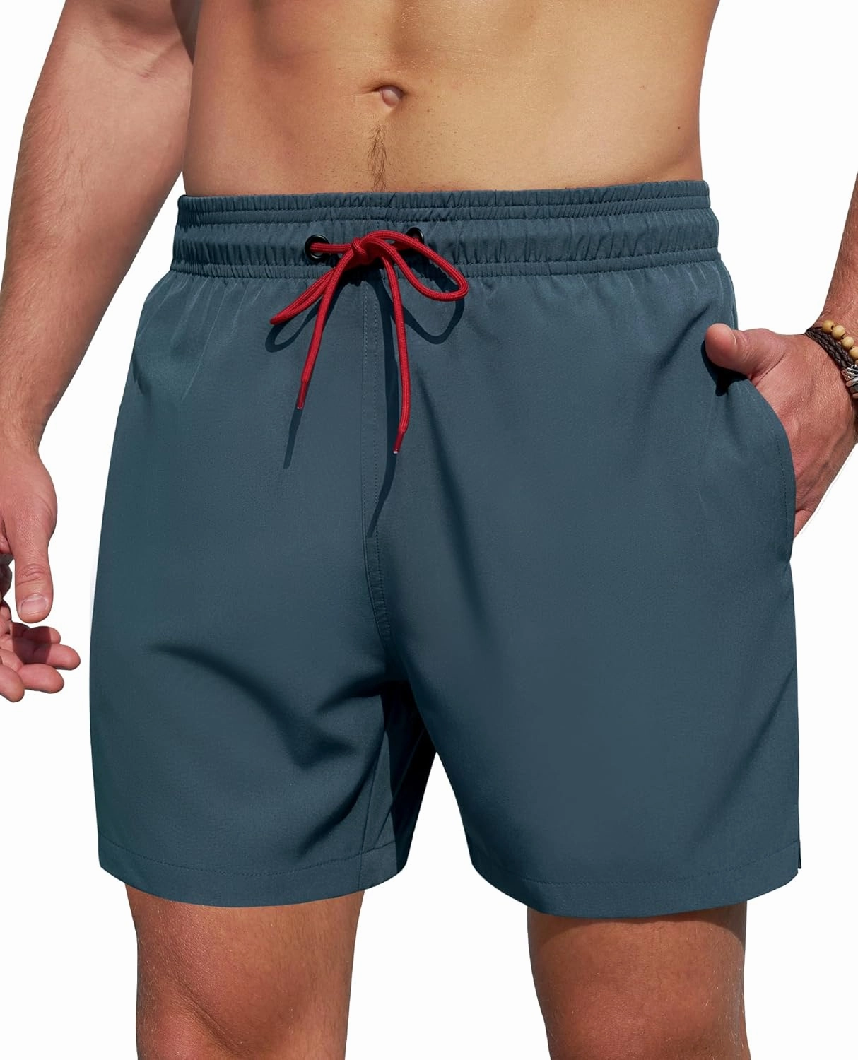 Mens Swim Trunks 5 Inch with Mesh Lining Quick Dry Stretch Bathing Suits for Men Board Shorts Men's Swimwear