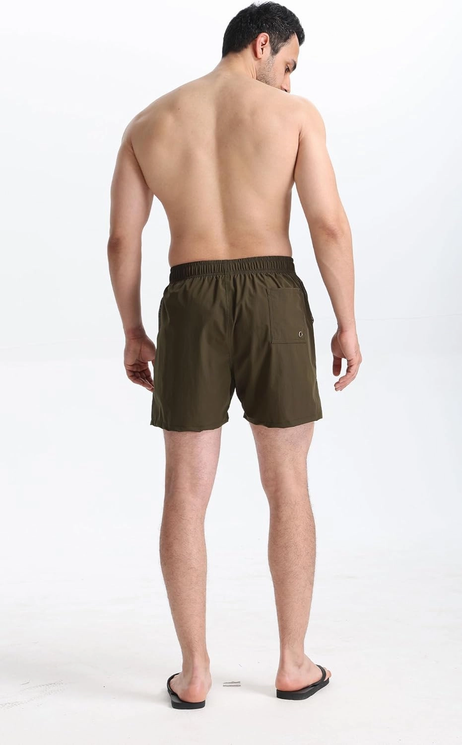 Mens Swim Trunks 5" with Mesh Lining Quick Dry Beach Shorts for Swimming Men Bathing Suit