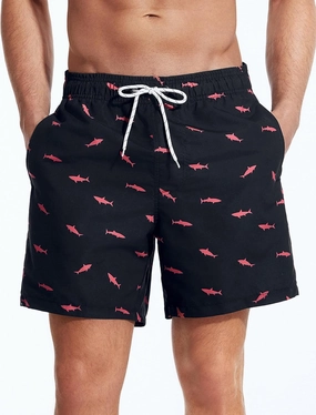 Mens Swim Trunks 6 Inch Inseam Mesh Lining Bathing Suits Quick Dry Beach Shorts Swimsuits Swimwear with Pockets