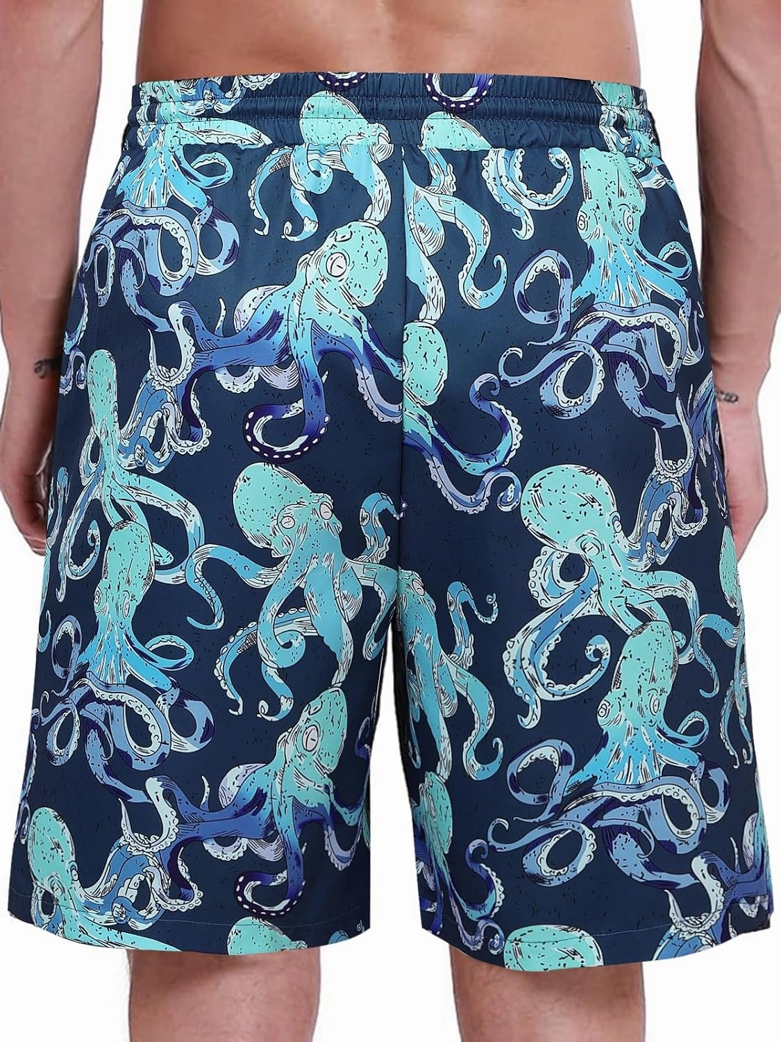 Mens Swim Trunks 7 Inch 9 Inch Quick Dry Board Shorts Swimwear Bathing Suit Beach Swim Shorts with Pockets