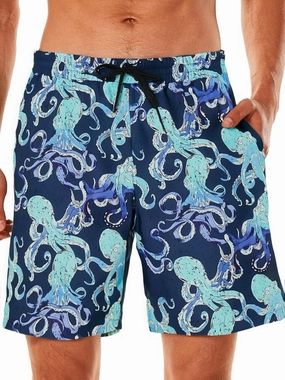 Mens Swim Trunks 7 Inch 9 Inch Quick Dry Board Shorts Swimwear Bathing Suit Beach Swim Shorts with Pockets