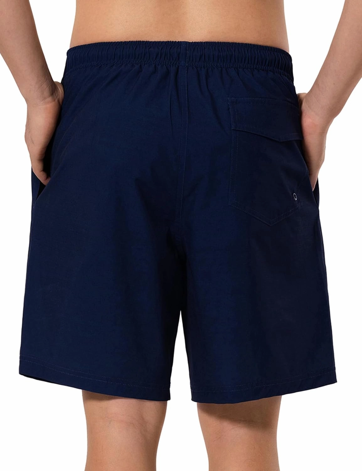 Mens Swim Trunks 8 inch Inseam Mesh Liner Quick-Dry Lightweight 4-Way Stretch Bathing Suit Swimming Trunks for Men UPF 50 