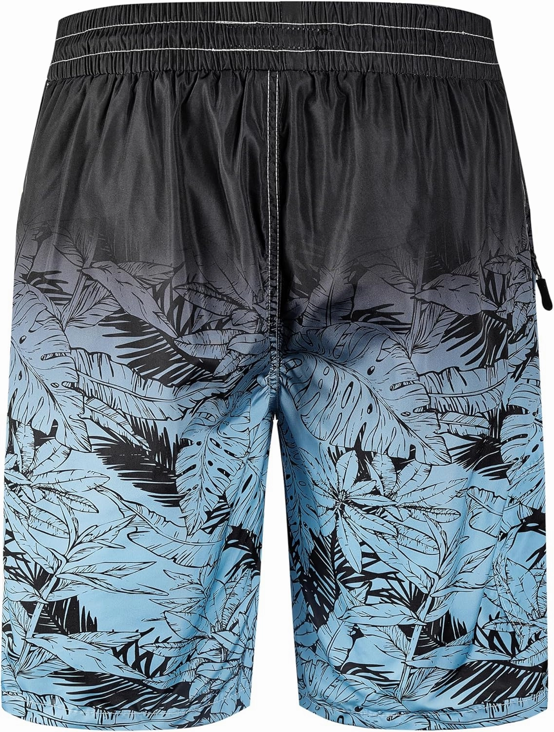 Mens Swim Trunks 9" Board Shorts with Compression Liner Swimsuit Built-in Bathing Suit Quick Dry Swimwear Zipper Pocket