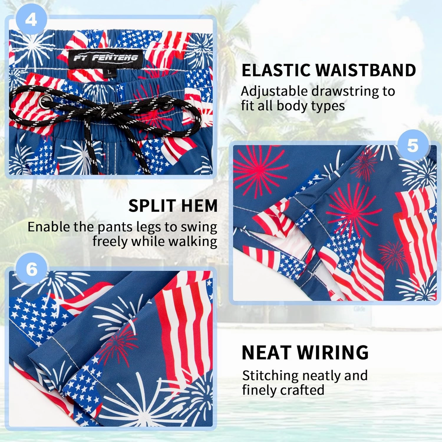 Mens Swim Trunks 9" Board Shorts with Compression Liner Swimsuit Built-in Bathing Suit Quick Dry Swimwear Zipper Pocket