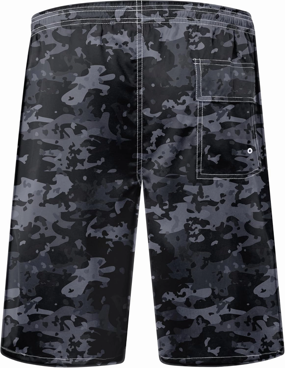 Mens Swim Trunks Quick Dry Board Shorts with Mesh Lining, Breathable Fit Print Beach Shorts Swimwear Bathing Suits