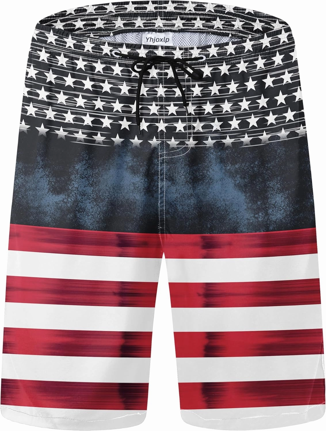 Mens Swim Trunks Quick Dry Board Shorts with Mesh Lining, Breathable Fit Print Beach Shorts Swimwear Bathing Suits