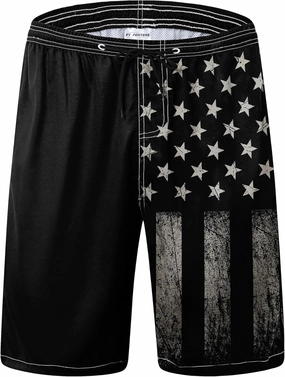 Mens Swim Trunks Quick Dry Board Shorts with Mesh Lining, Breathable Surf Beach Shorts Swimwear Bathing Suits