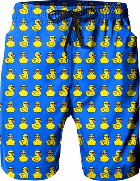 Mens Swim Trunks Quick Dry Board Shorts with Mesh Lining, Breathable Surf Beach Shorts Swimwear Bathing Suits