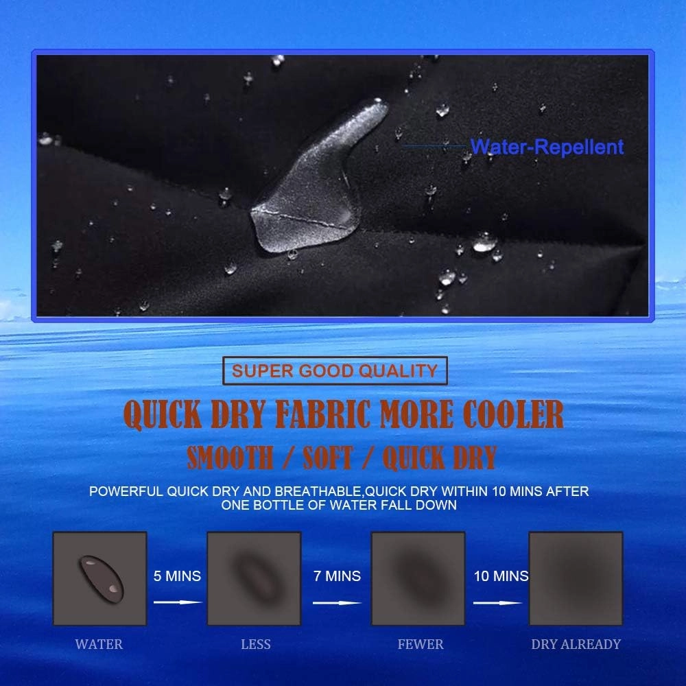 Mens Swim Trunks Quick Dry Boardshorts with Mesh Lining Above Knee Swimwear Bathing Suits