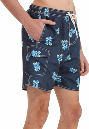 Mens Swim Trunks Swim Shorts Swimwear Quick Dry 7 Swimming Trunks with Mesh Lining