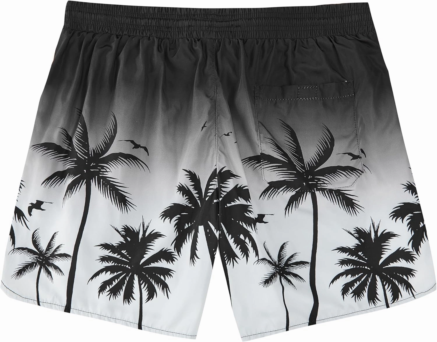 Mens Swim Trunks with Compression Liner 5" Stretch Board Shorts Quick Dry Zipper Pockets 2 in 1 Mens Bathing Suits