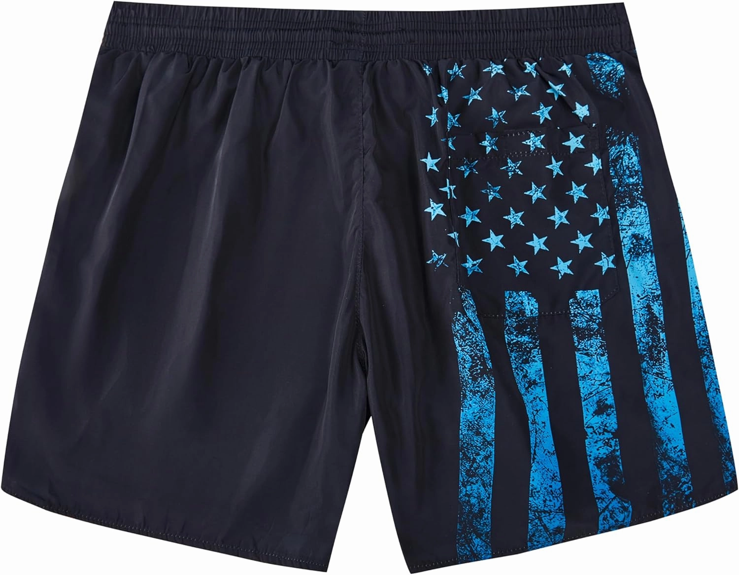 Mens Swim Trunks with Compression Liner 5" Stretch Board Shorts Quick Dry Zipper Pockets 2 in 1 Mens Bathing Suits
