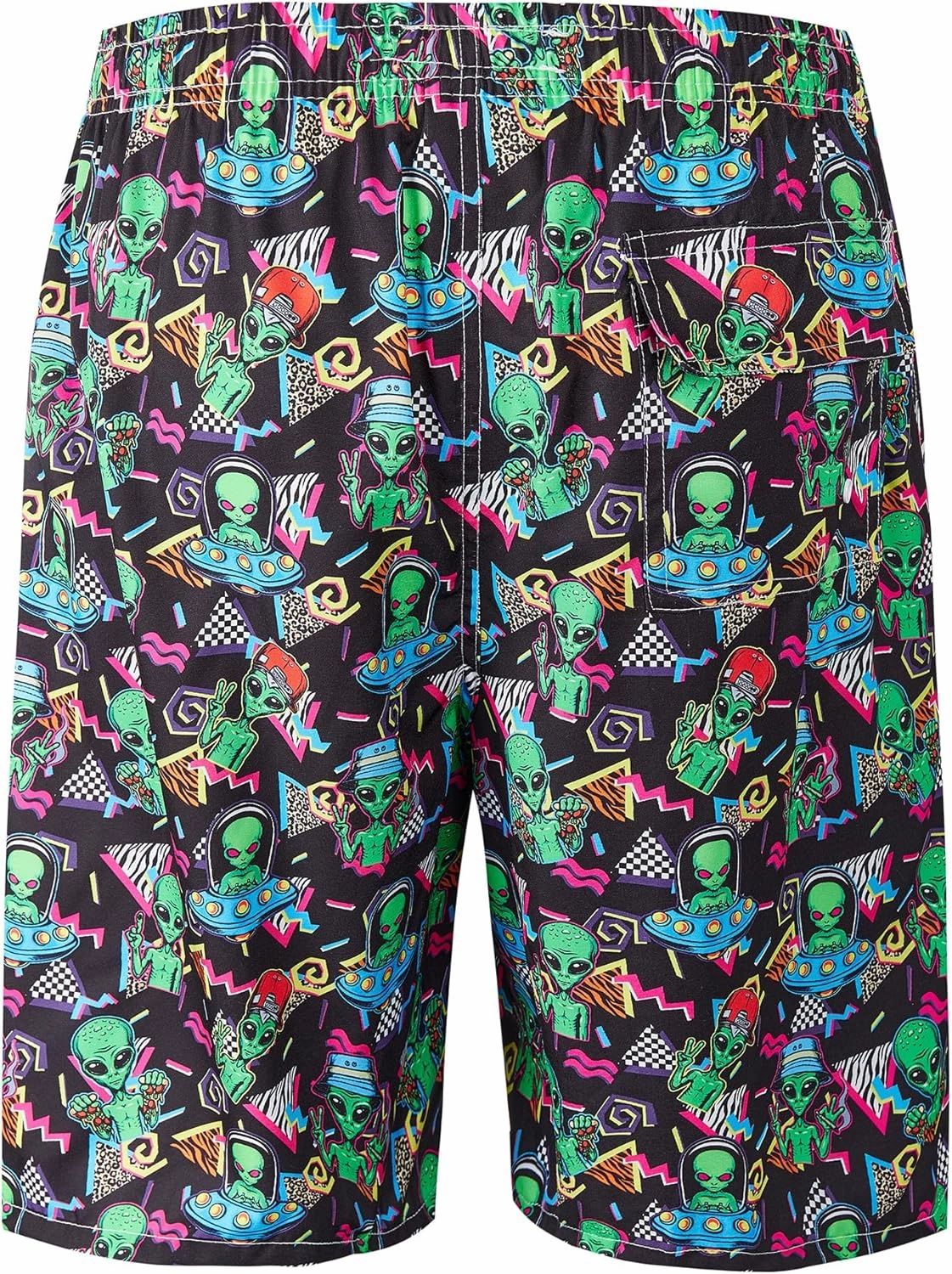 Mens Swim Trunks with Compression Liner 9" Stretch Board Shorts 2 in 1 Quick Dry Swimsuits Bathing Suits