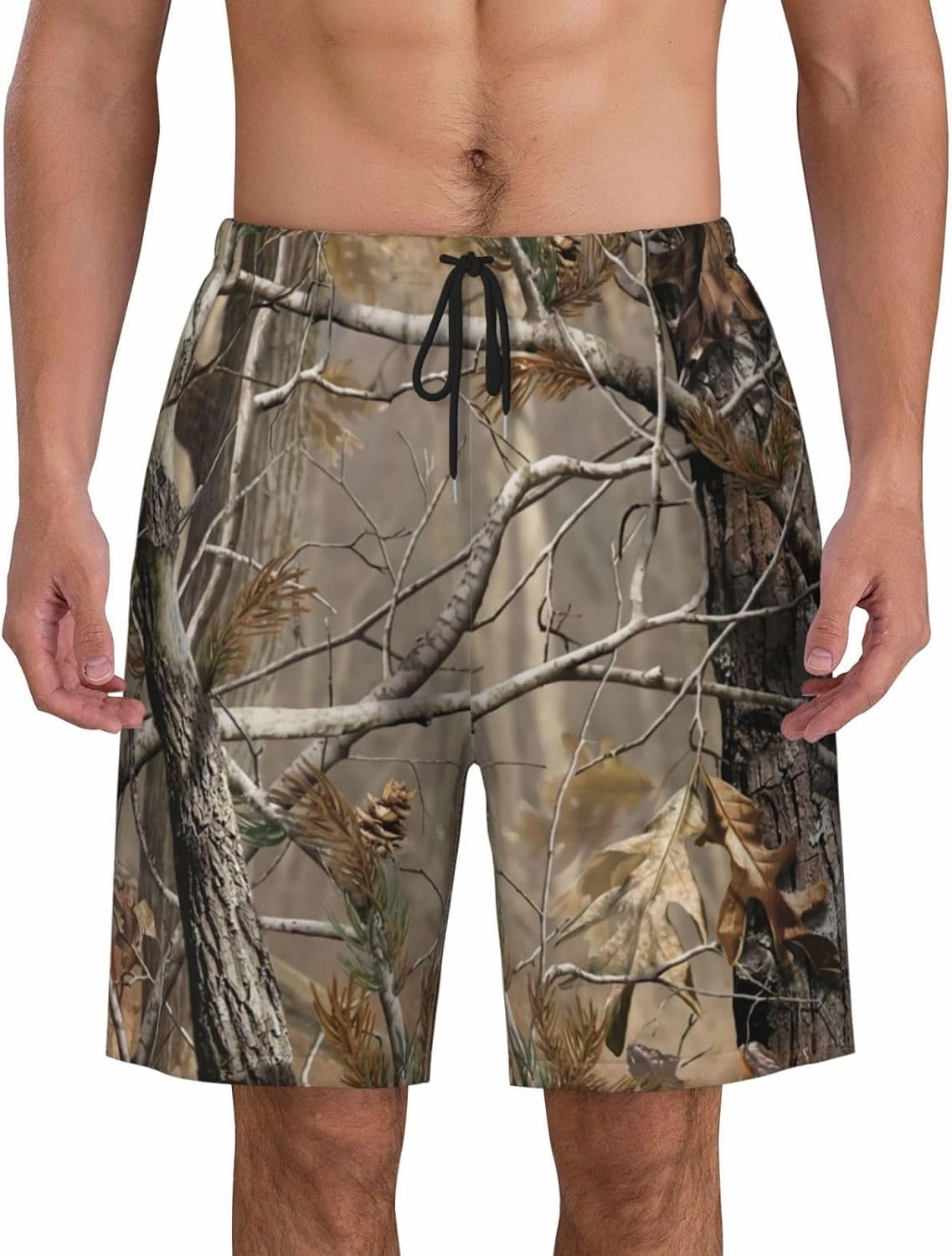 Mens Swim Trunks with Mesh Lining,Quick Dry Swimsuit Board Shorts Beach Pants Swimwear Bathing Suits