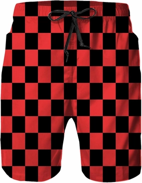 Mens Swim Trunks with Mesh Lining,Quick Dry Swimsuit Board Shorts Beach Pants Swimwear Bathing Suits