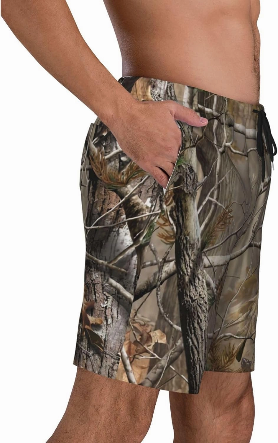 Mens Swim Trunks with Mesh Lining,Quick Dry Swimsuit Board Shorts Beach Pants Swimwear Bathing Suits
