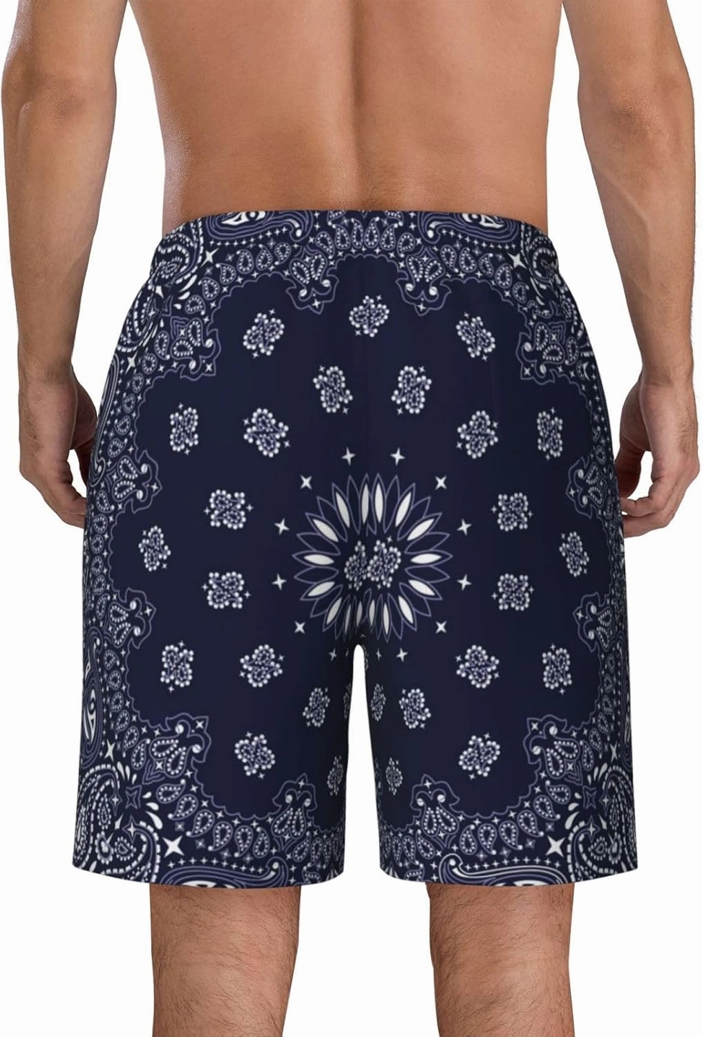 Mens Swim Trunks with Mesh Lining,Quick Dry Swimsuit Board Shorts Beach Pants Swimwear Bathing Suits
