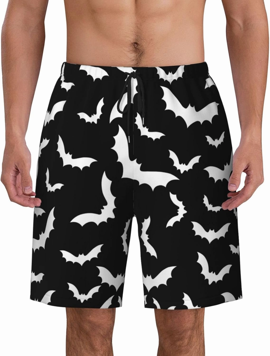 Mens Swim Trunks with Mesh Lining,Quick Dry Swimsuit Board Shorts Beach Pants Swimwear Bathing Suits