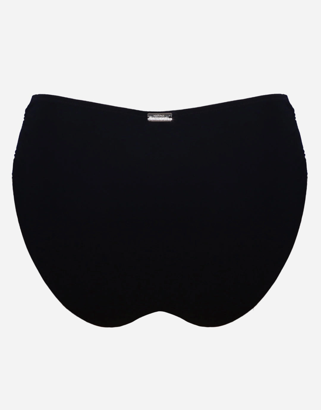 Metrics Adjustable Leg Bikini Pant - Black White and Gold