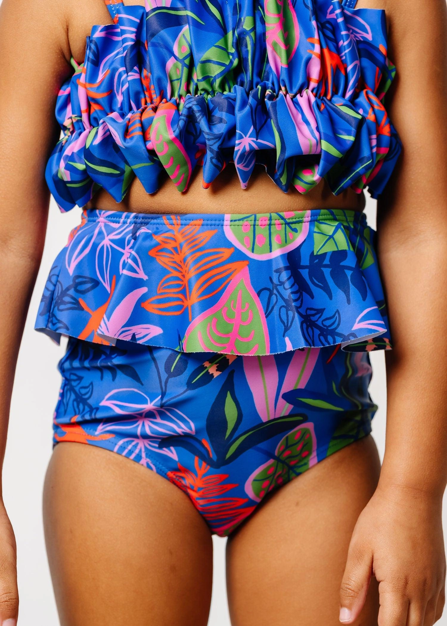 Midnight Jungle | Mini Peplum Bottoms