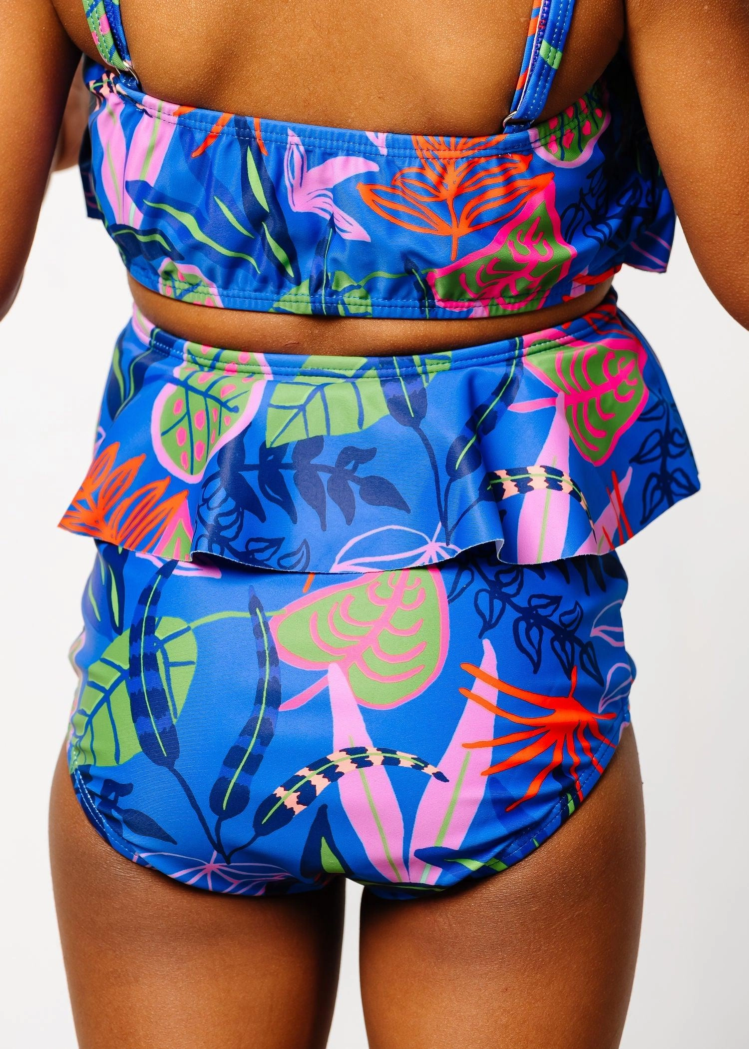Midnight Jungle | Mini Peplum Bottoms