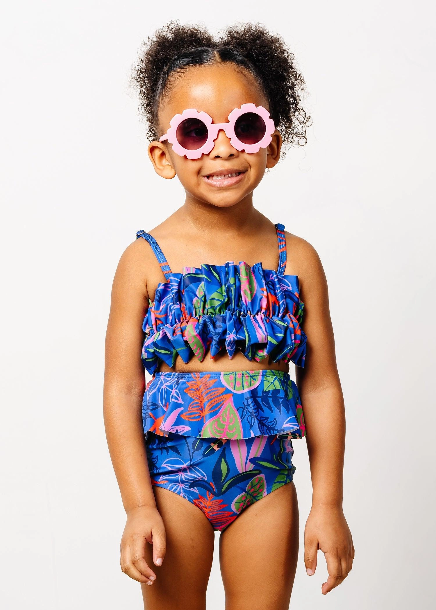 Midnight Jungle | Mini Peplum Bottoms