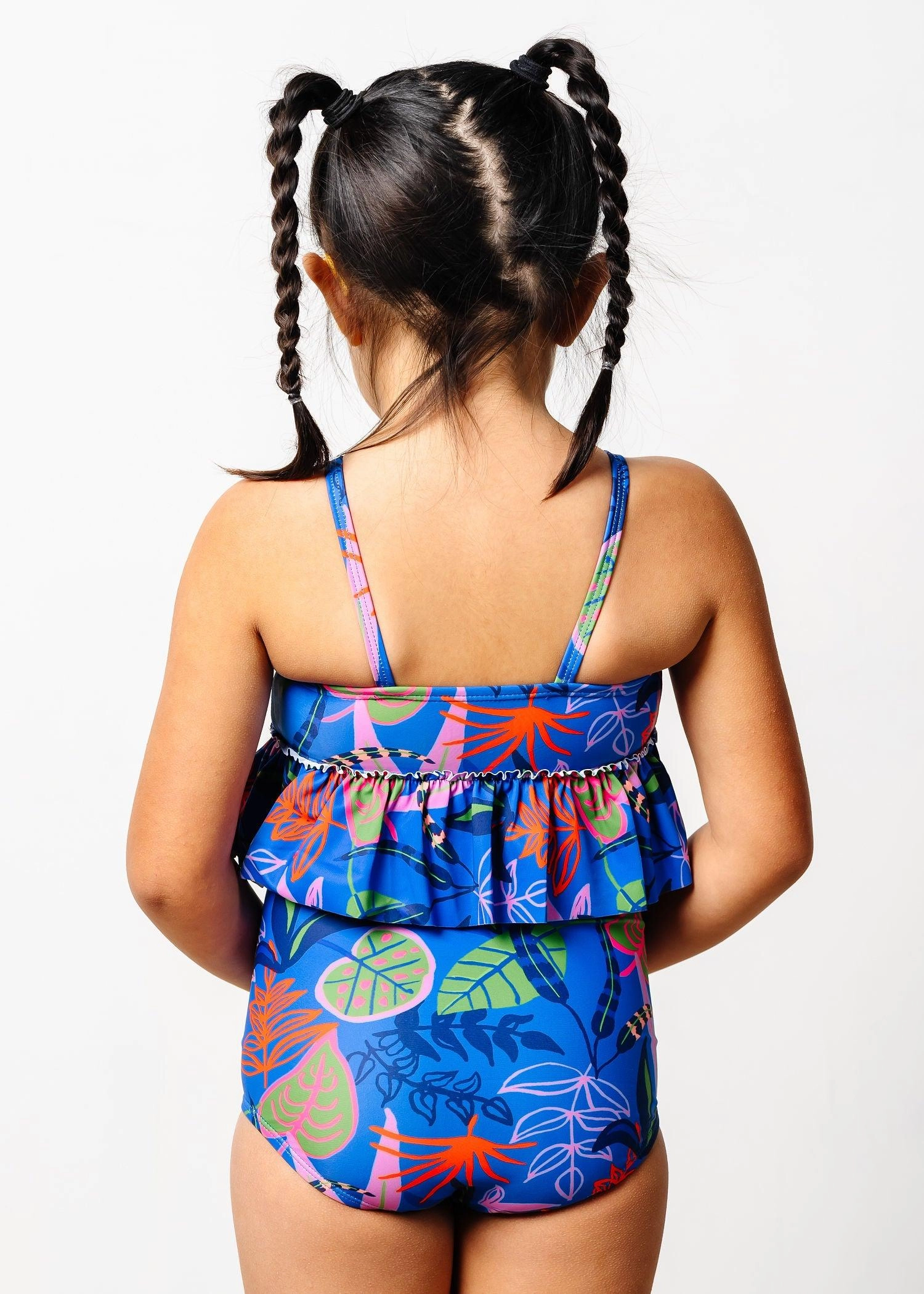 Midnight Jungle | Mini Peplum Top
