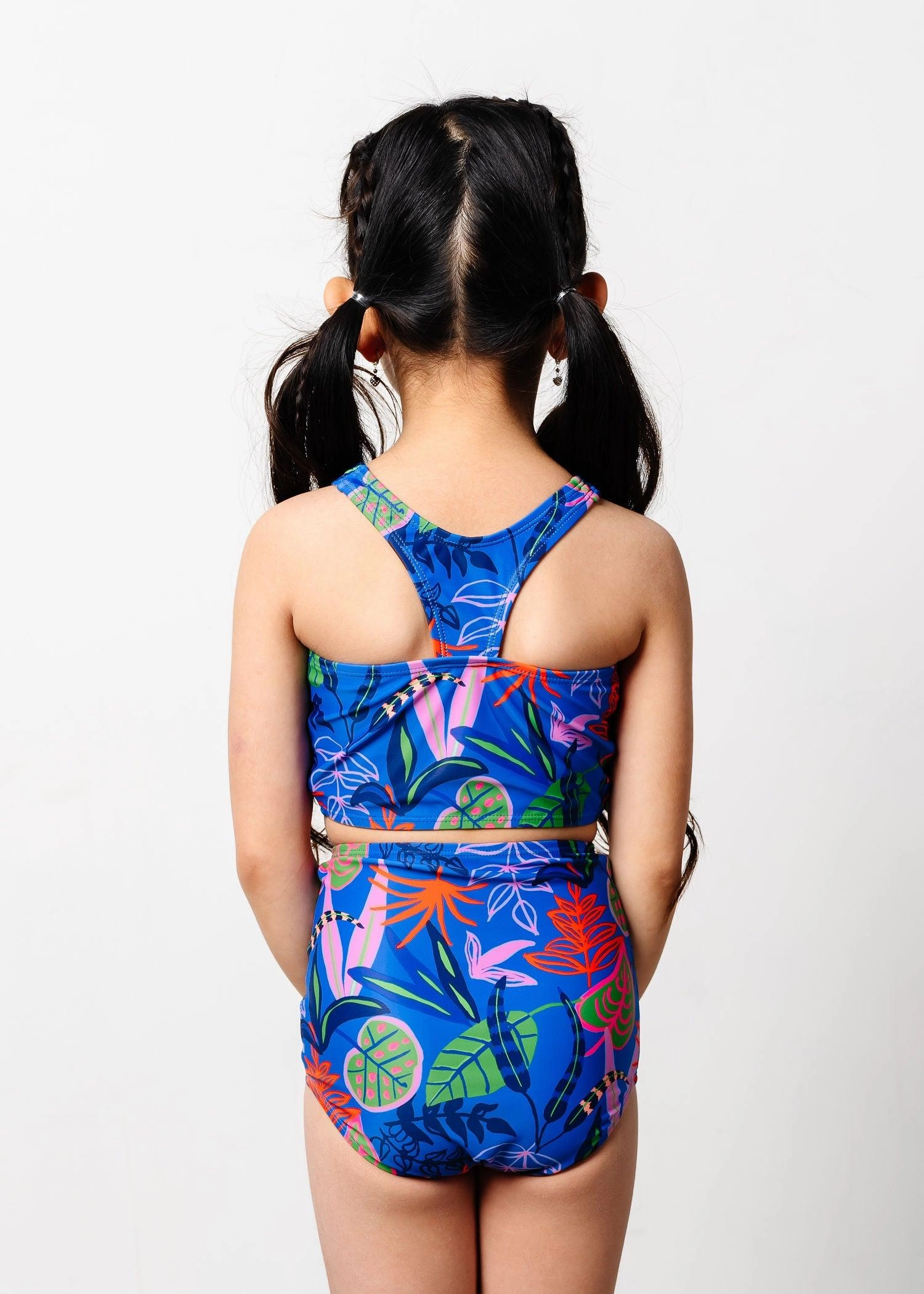 Midnight Jungle | Mini Racer Back Top