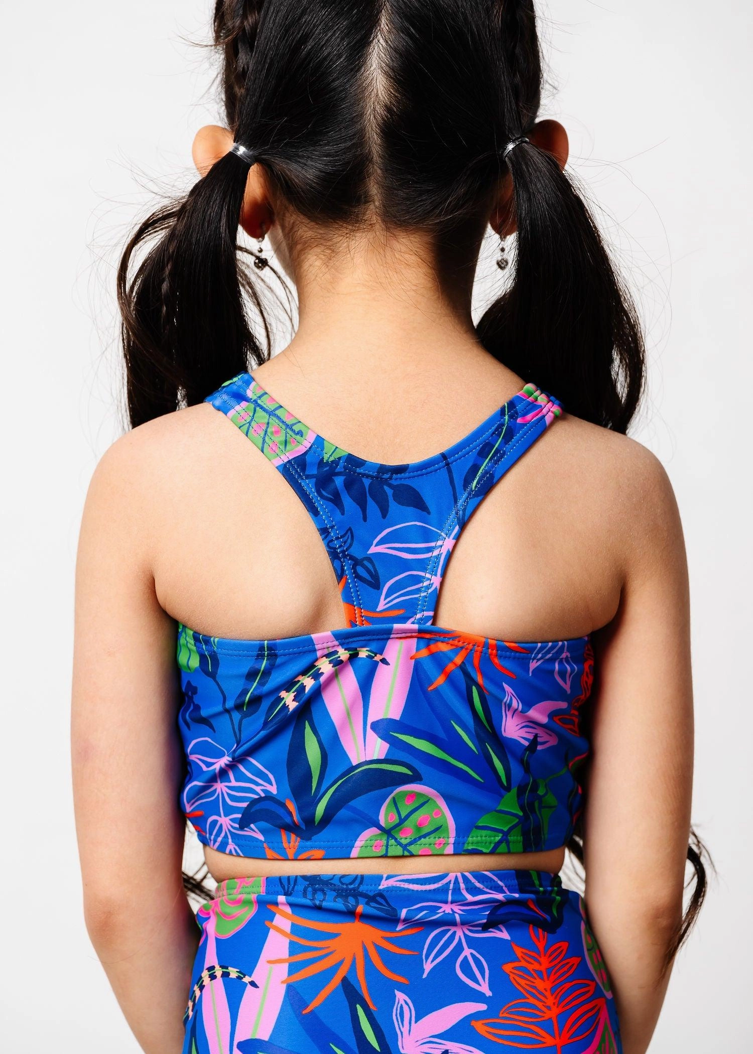 Midnight Jungle | Mini Racer Back Top
