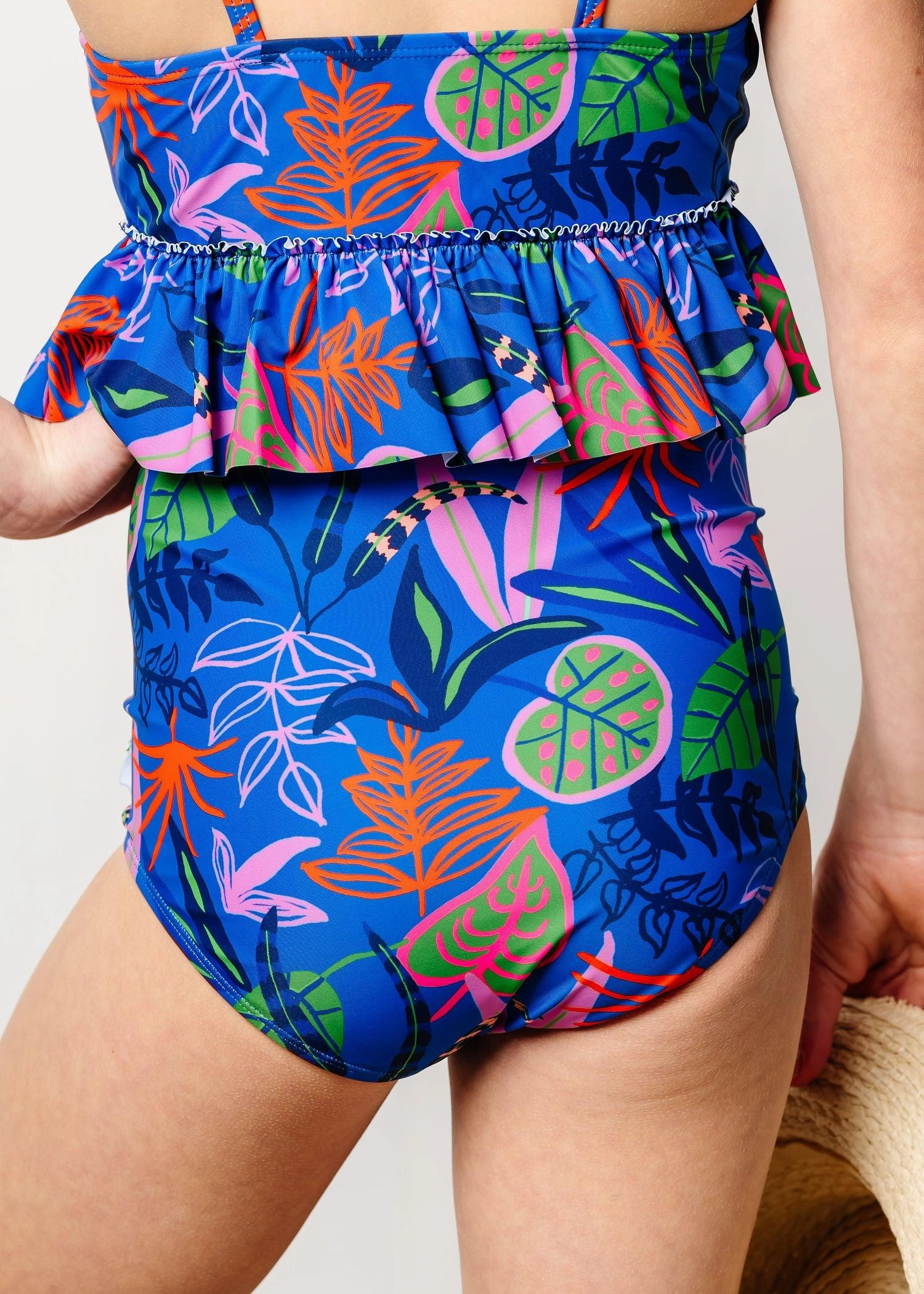 Midnight Jungle | Youth Down in Front Ruffle Bottoms
