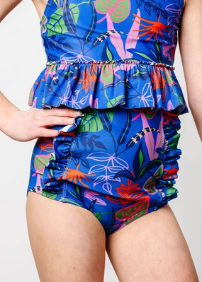 Midnight Jungle | Youth Down in Front Ruffle Bottoms