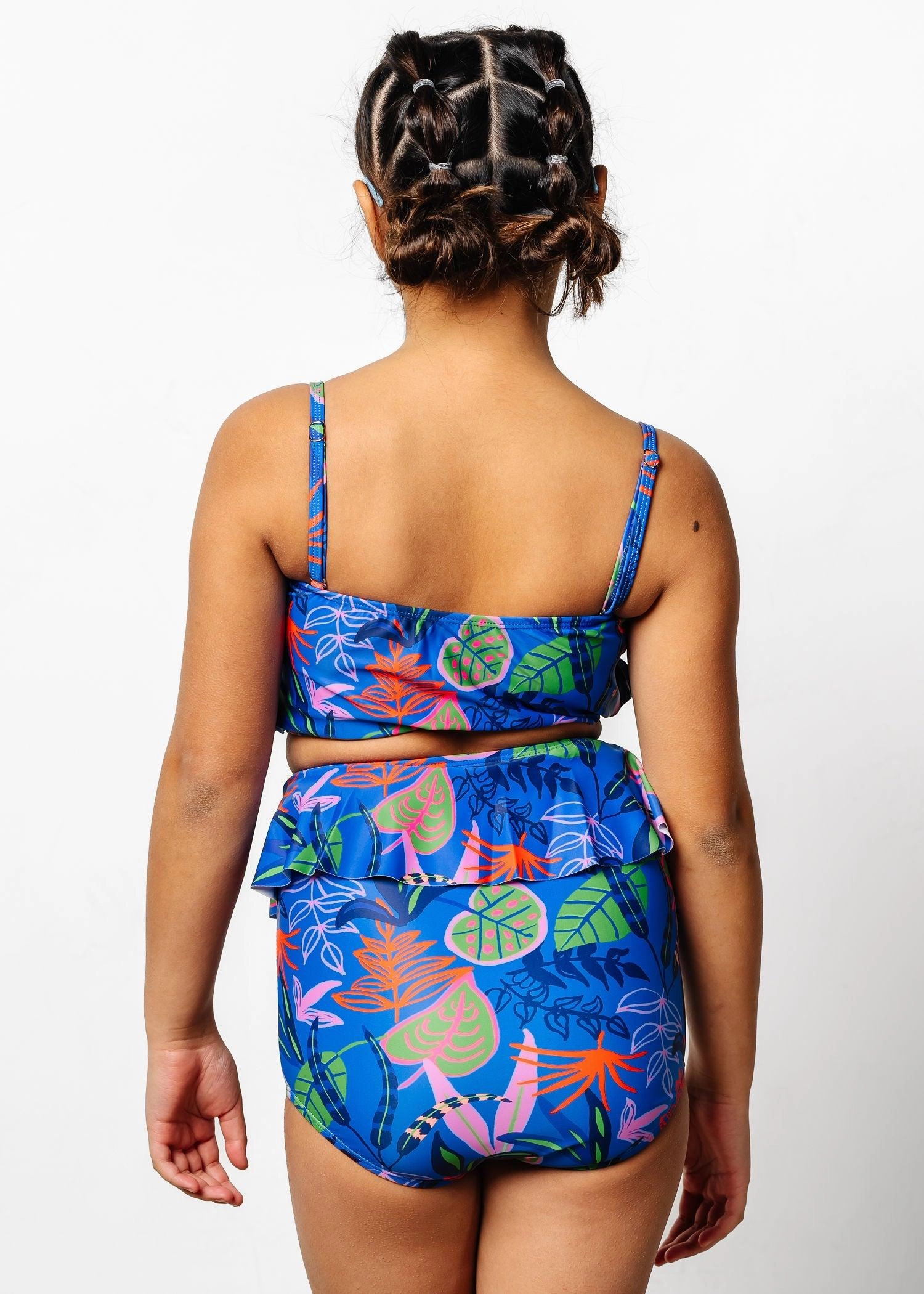 Midnight Jungle | Youth Peplum Bottoms