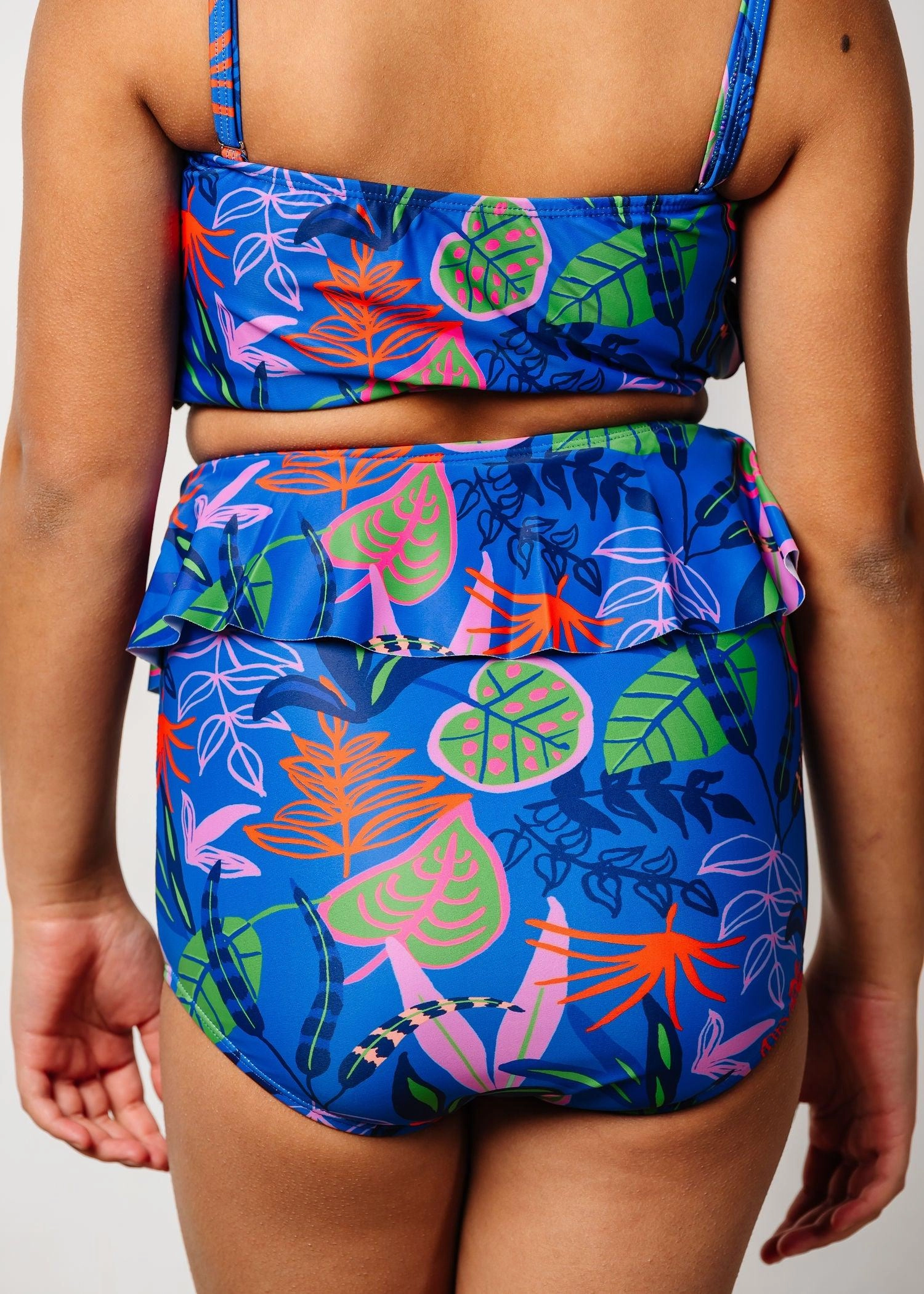 Midnight Jungle | Youth Peplum Bottoms