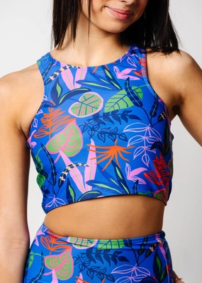 Midnight Jungle | Youth Racer Back Top