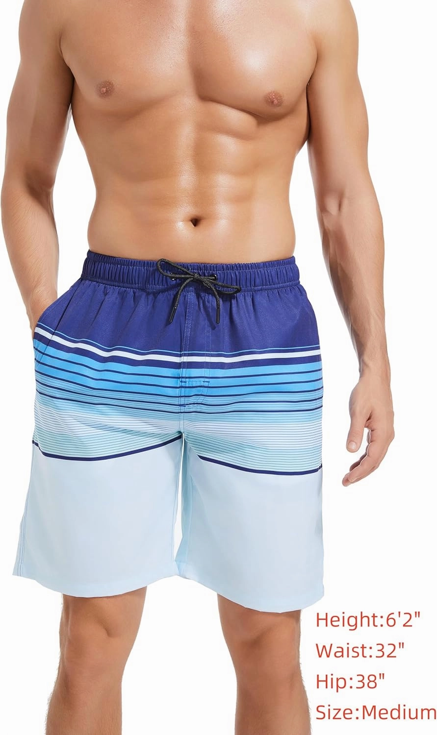 MILANKERR Mens Swim Trunks Swimming Trunks for Men,Mens Bathing Suit Swimsuit Men's Swimwear Swim Short 9" Inseam 20" Outseam