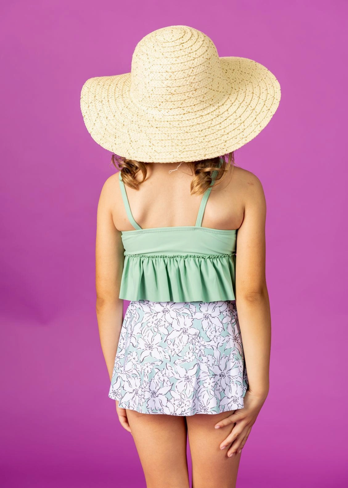 Mint Flowers | Mini Who Wears Short Skirts