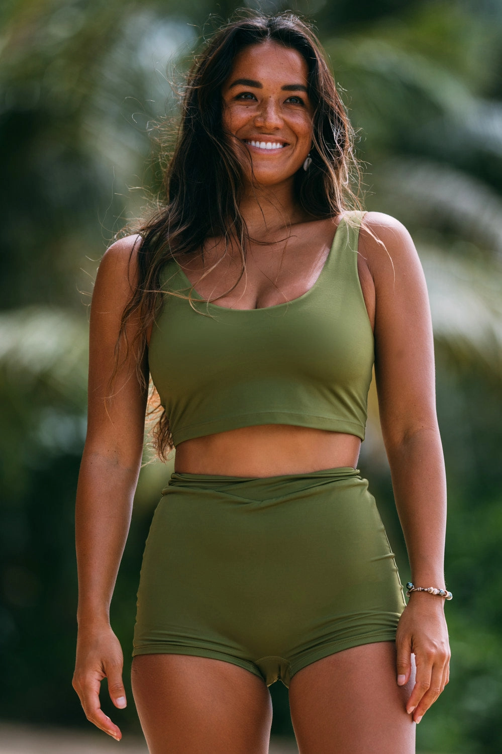 Mira Bikini Top - Kelp