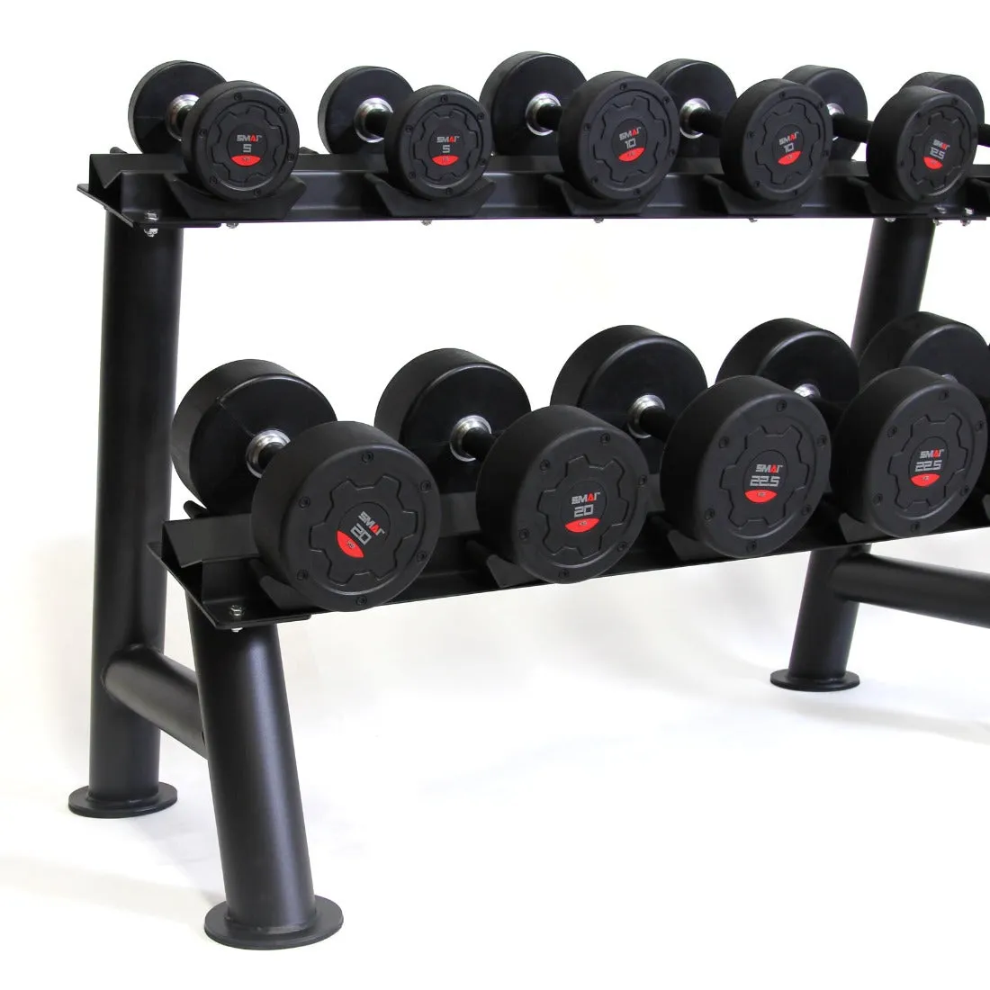 Commercial Dumbbell Set with Rack 5-30kg, Compression leg sleeves, Energy gels for running, Summer fitness discounts