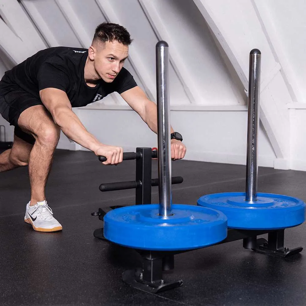 Hit Fitness Deluxe Power Sled With Harness, Treadmill Parts,Accessories, Sandbag Trainers