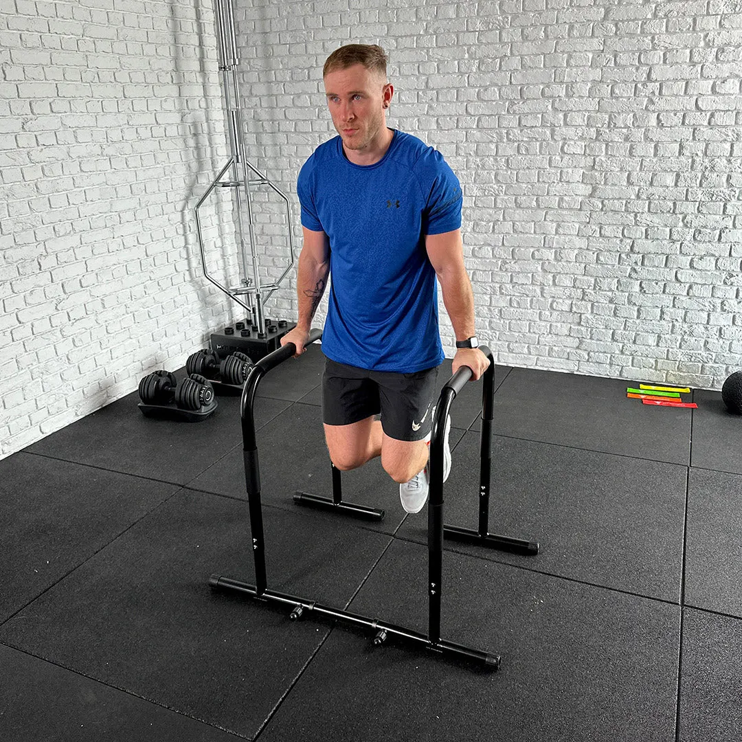 Hit Fitness Parallel Dip & High Parallette Bars, Plates, Sleds