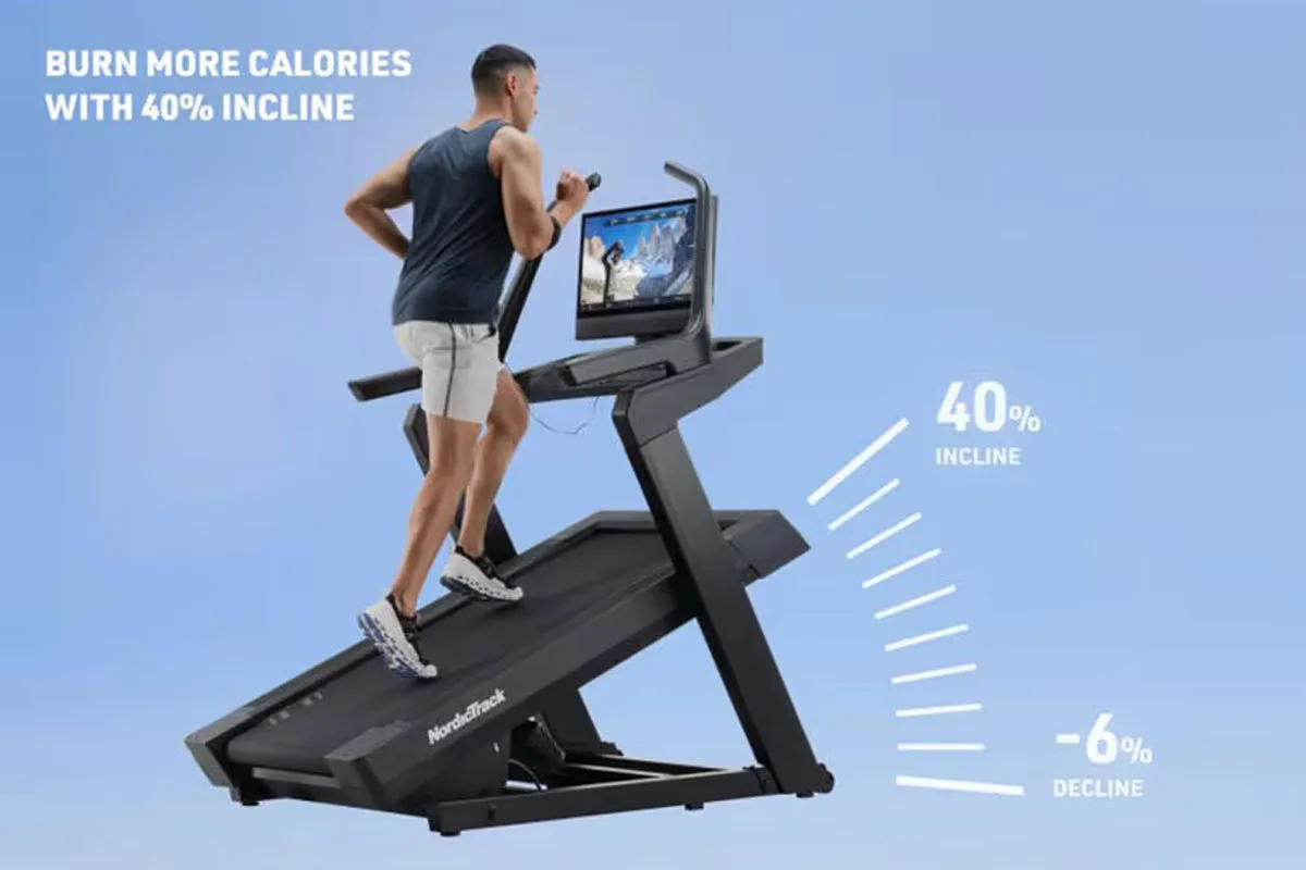 NordicTrack NEW X24 Treadmill (SUMMER SALE), Gym Massagers, Step counter pedometer
