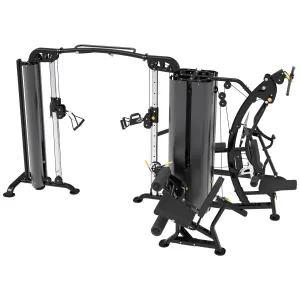 Most Wanted Reeplex Commercial 5 Station Multi-Gym with Leg Press Must-Have, Rack,Platforms
