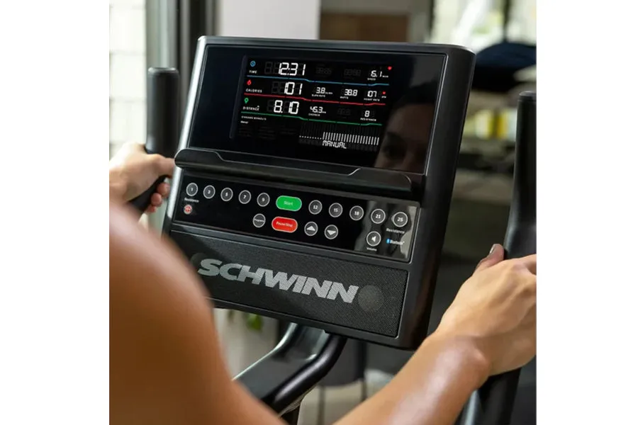 Schwinn 190 Upright Exercise Bike (IN-STORE SPECIAL), Bodyweight Training, Cross training shoes, Hex dumbbells