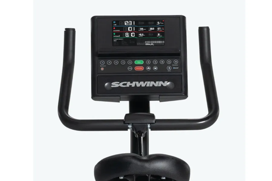 Schwinn 190 Upright Exercise Bike (IN-STORE SPECIAL), Push up bars, Rowing Machines, Gym pulley system