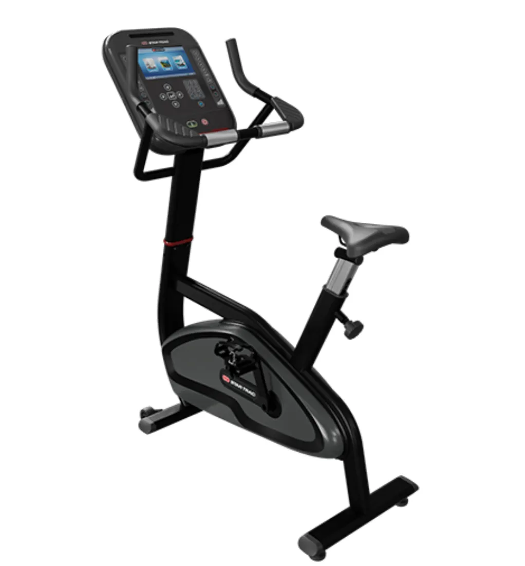 Star Trac 4 Series Upright Bike, Portable pull up bar, Exercise equipment for bad knees