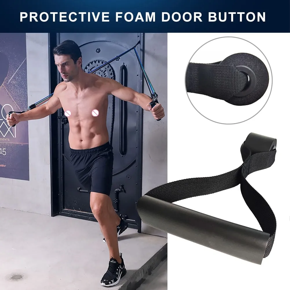 Door Anchor for Resistance Bands, Family yoga mat set