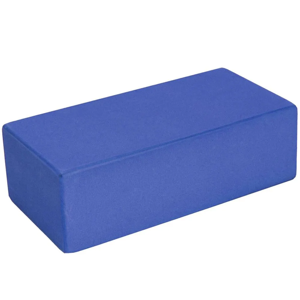Fitness Mad Hi-Density Yoga Brick  | Blue, Neoprene Dumbbells